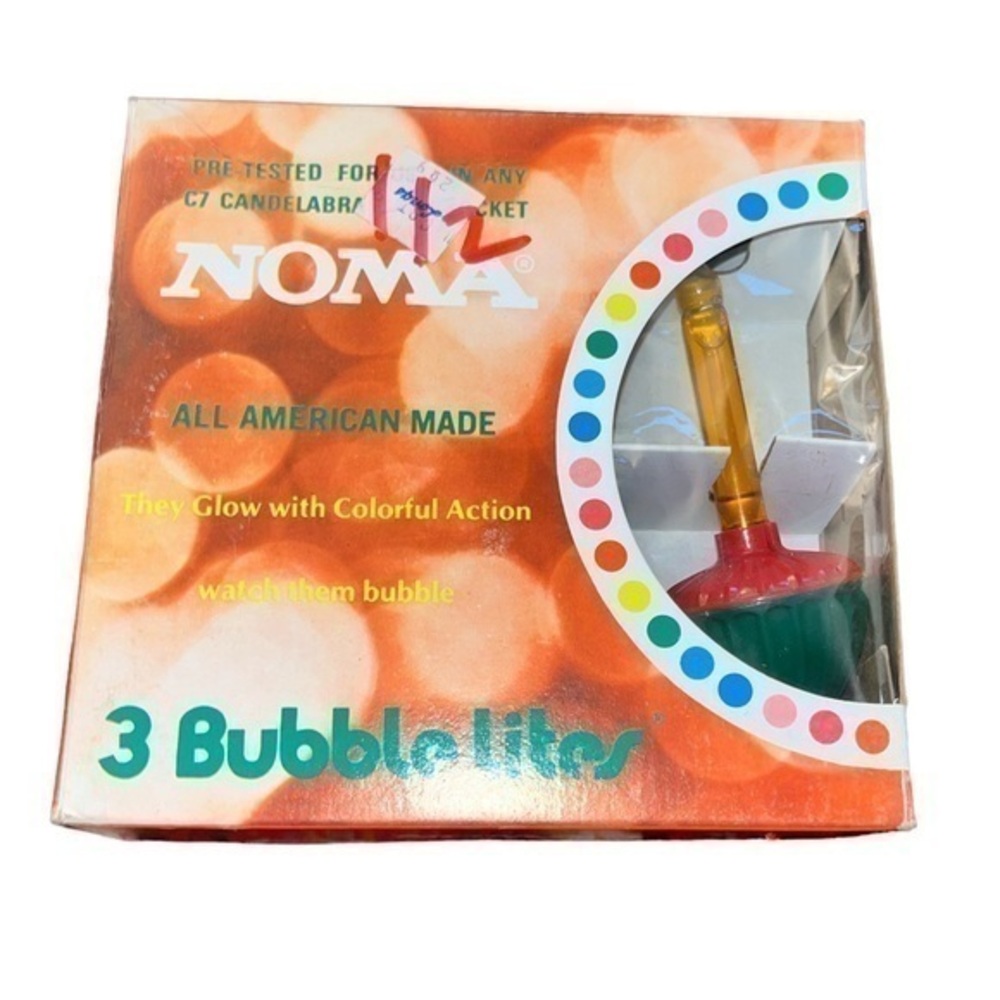 Vintage Noma bubble lites